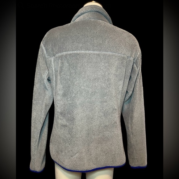 Patagonia Gray Purple Re-Tool Snap-T Pullover Fleece Sweater - Women's Large - Picture 3 of 8